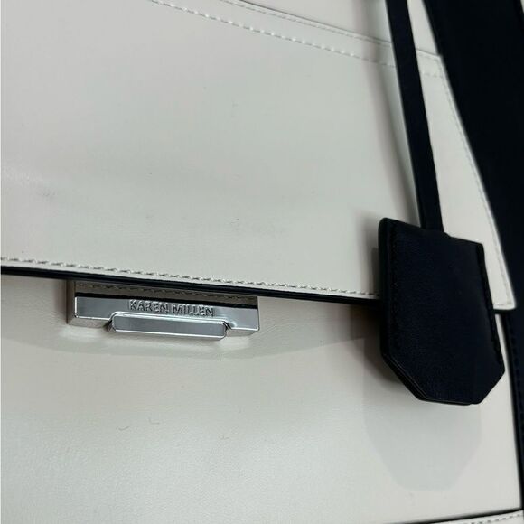 NWT $425 Karen Millen Bag in Black and White - Picture 10 of 12